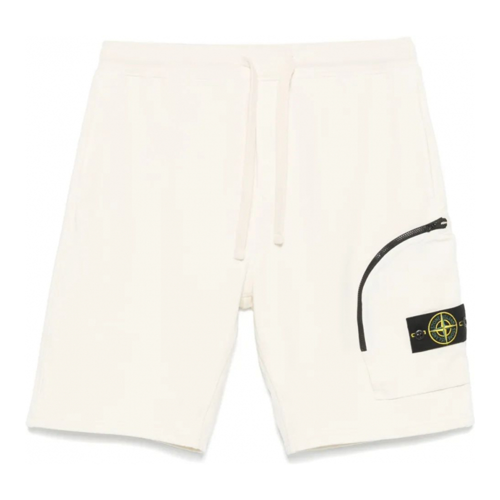 Men's 'Compass-Badge' Sweat Shorts