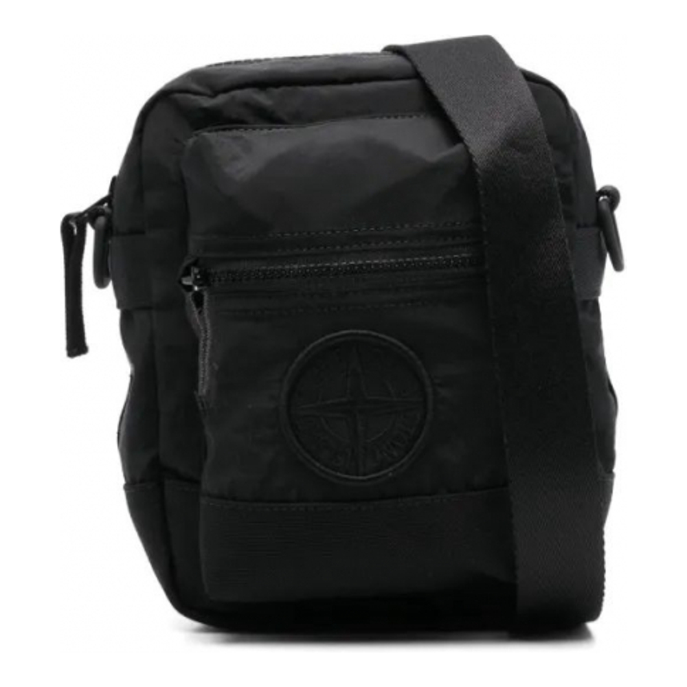 Men's 'Logo-Embroidered' Messenger Bag
