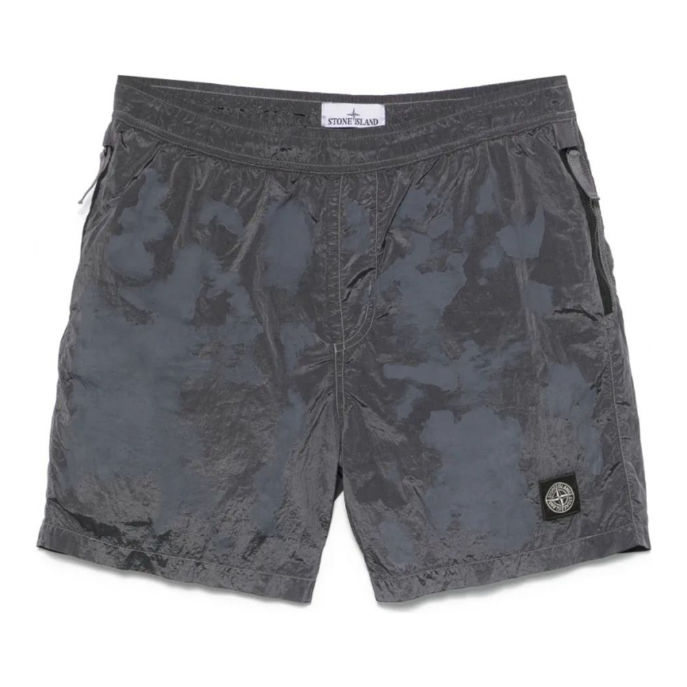 Men's 'Crinkle-Finish' Swimming Shorts