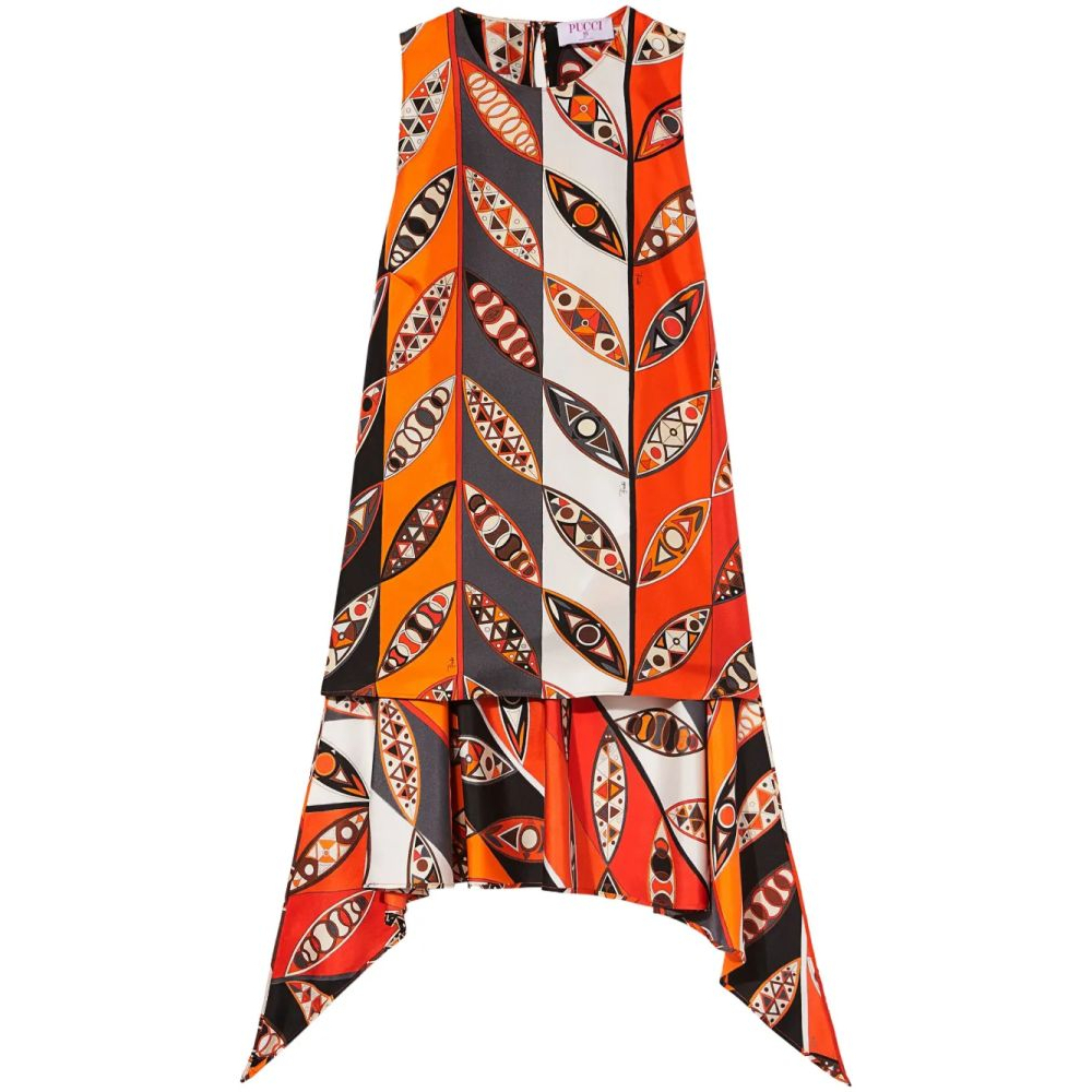 Blouse sans manches 'Graphic-Print' pour Femmes