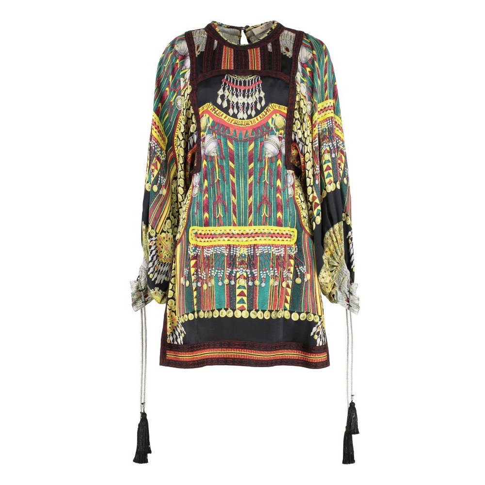 Women's 'Printed' Long-Sleeved Dress