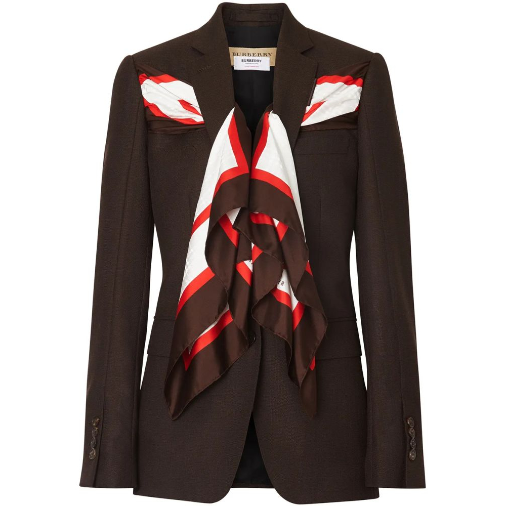 Blazer 'Scarf Detail' pour Femmes