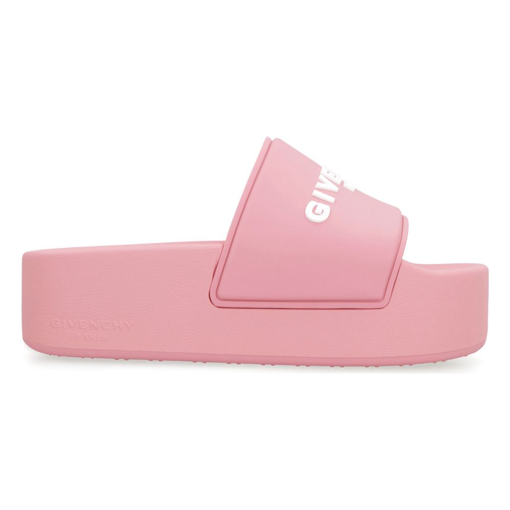 'Logoed' Badesandale für Damen