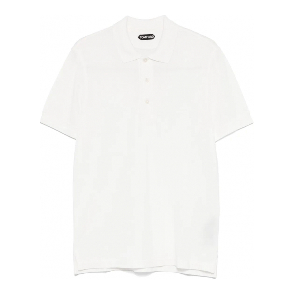 Polo 'Piqué-Weave' pour Hommes