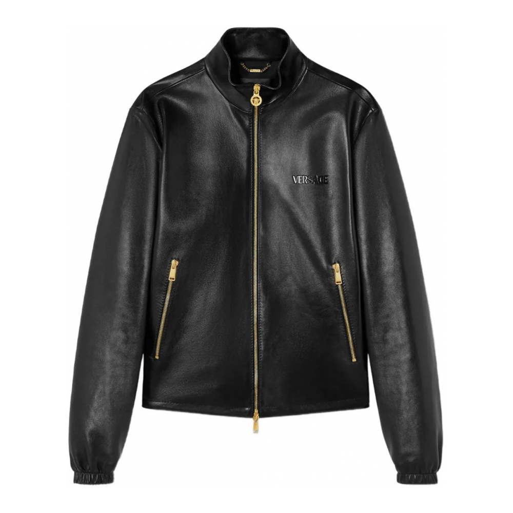 Veste en cuir 'Plongé' pour Hommes