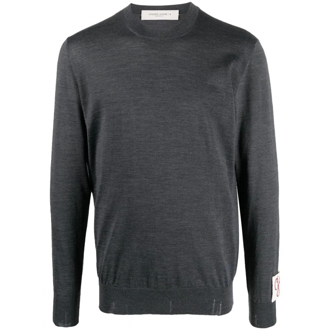 Sweatshirt 'Ribbed-Knit Crew Neck' pour Hommes