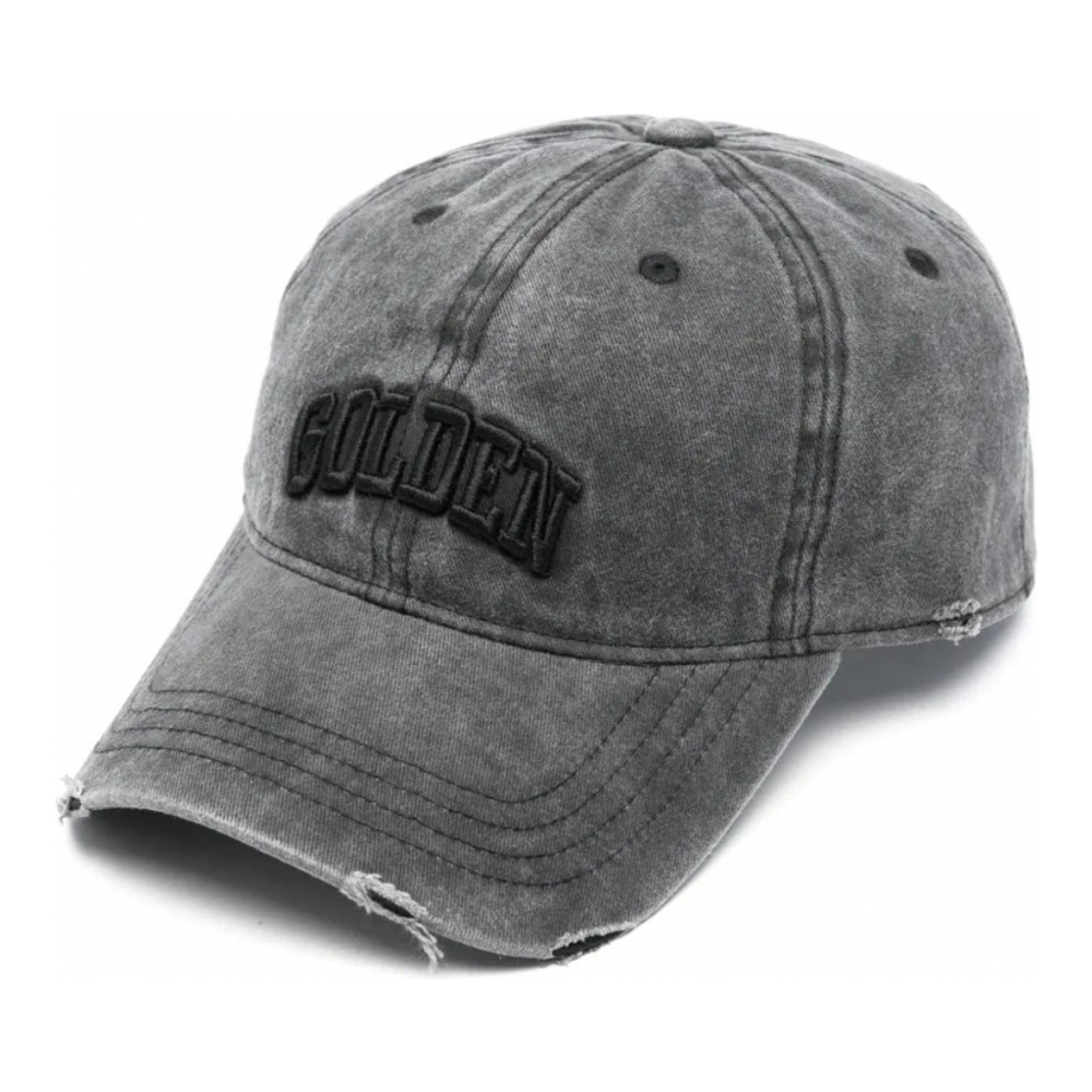 Men's 'Logo-Embroidered Distressed' Baseball Cap
