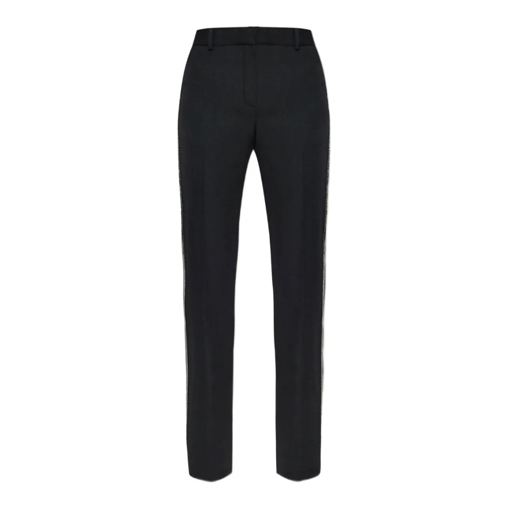 Pantalon 'Embellished-Trim Tailored' pour Femmes