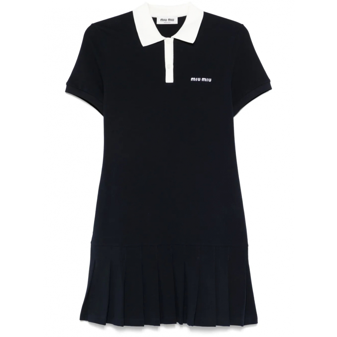 Robe mini 'Pleat-Detail' pour Femmes