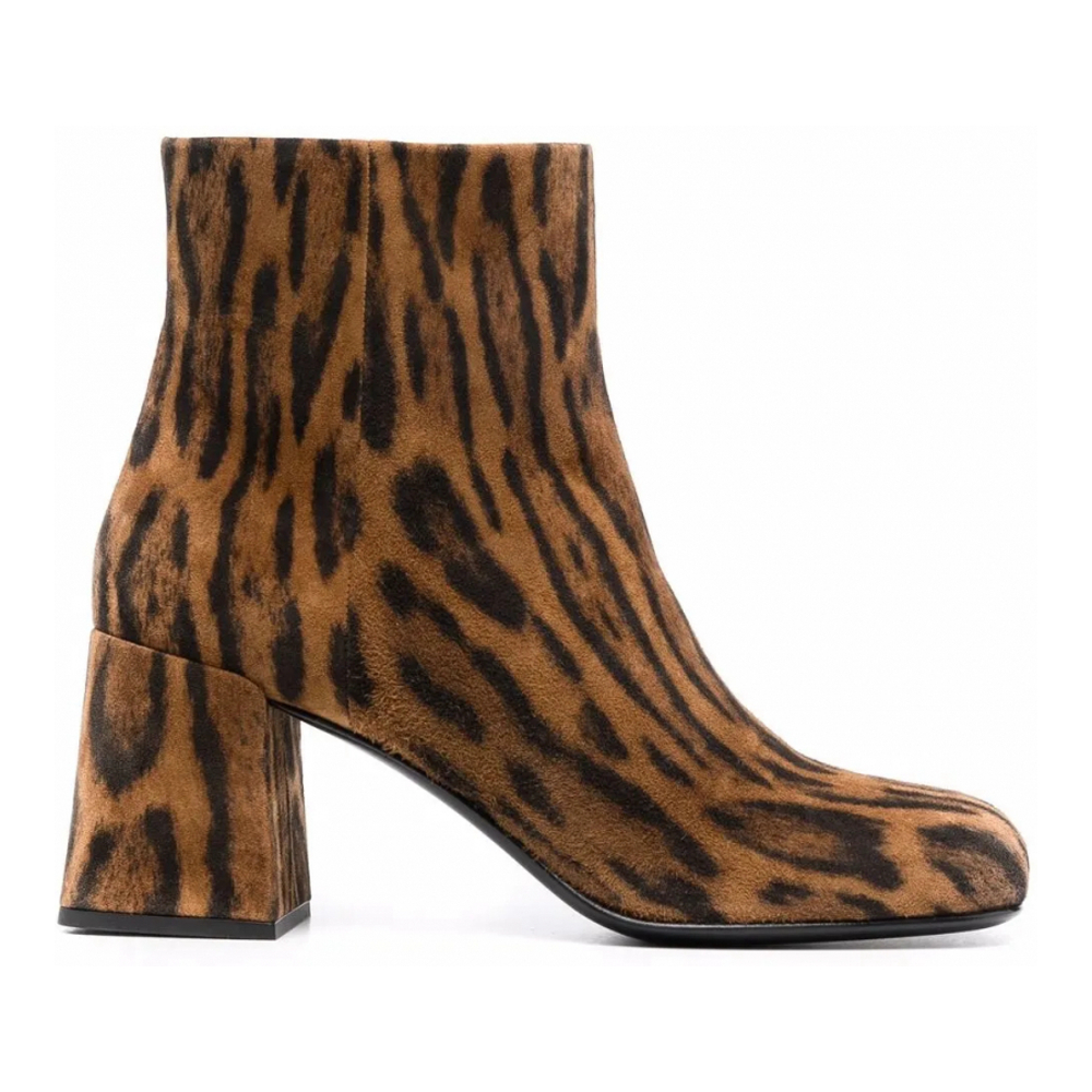 'Leopard-Print' Stiefeletten  für Damen