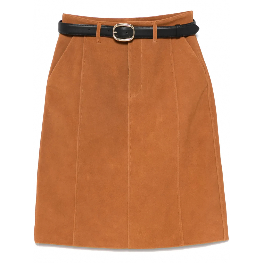 Jupe Midi 'Belted' pour Femmes
