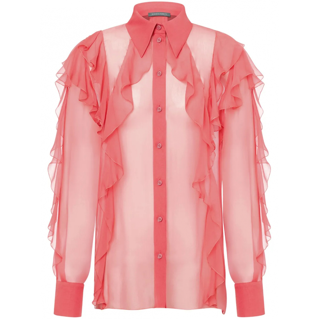 Chemise 'Ruffle-Detailing' pour Femmes