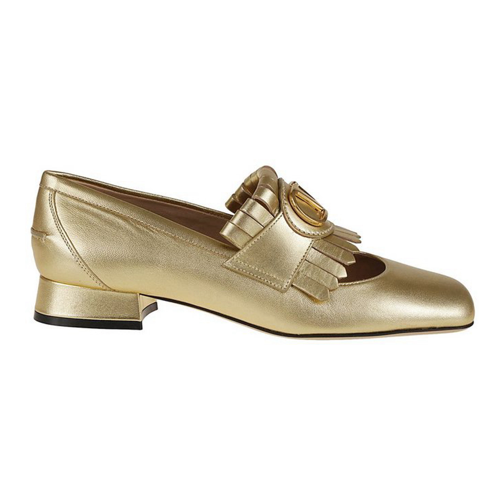 Women's 'VLogo Signature Fringe Detailed' Loafers