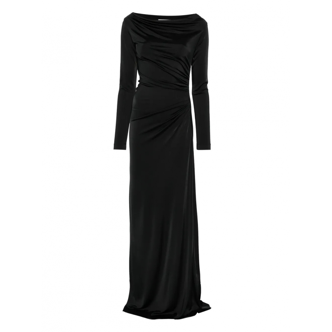 Robe maxi 'Cowl-Neck Draped' pour Femmes
