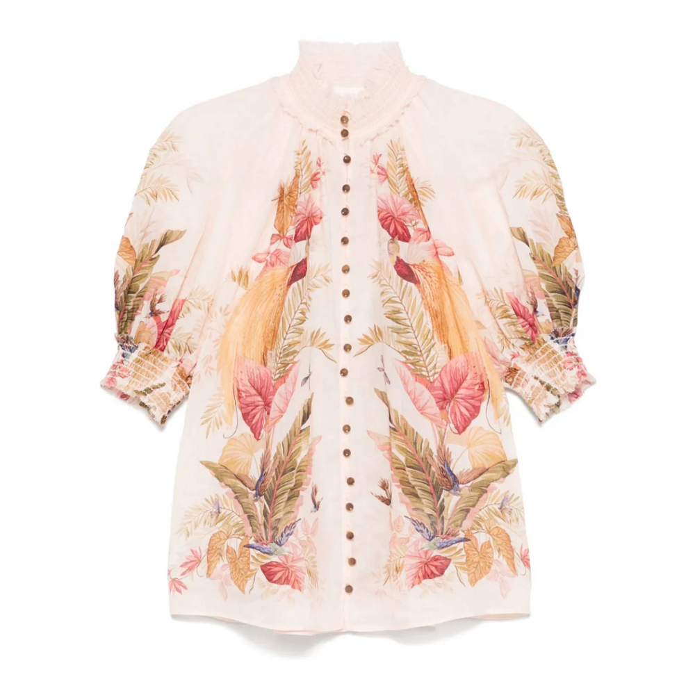 Chemise 'Floral-Print' pour Femmes