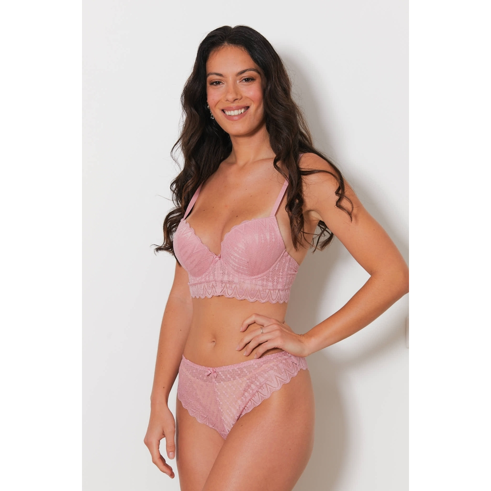 Soutien-gorge rembourré + Tanga 'Charlo' pour Femmes