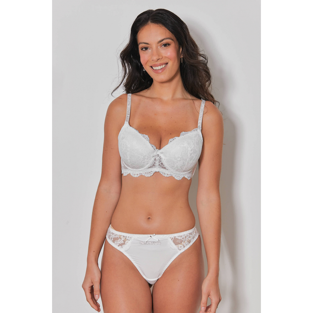 Soutien-gorge rembourré + Tanga 'Flao' pour Femmes - 2 Pièces