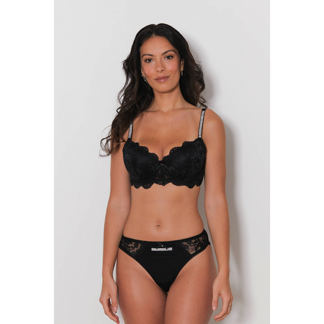 Soutien-gorge rembourré + Tanga 'Flao' pour Femmes - 2 Pièces