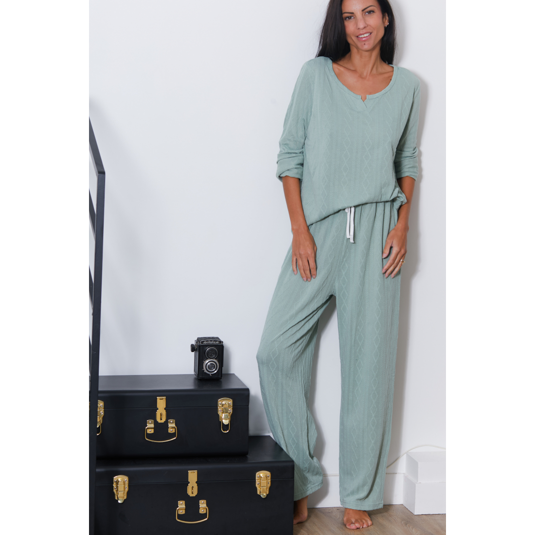 Pyjama 'Pala' pour Femmes - 2 Pièces