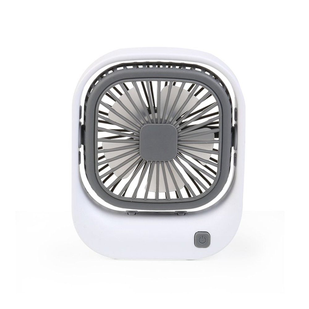 USB Rechargeable Folding Table Fan - White