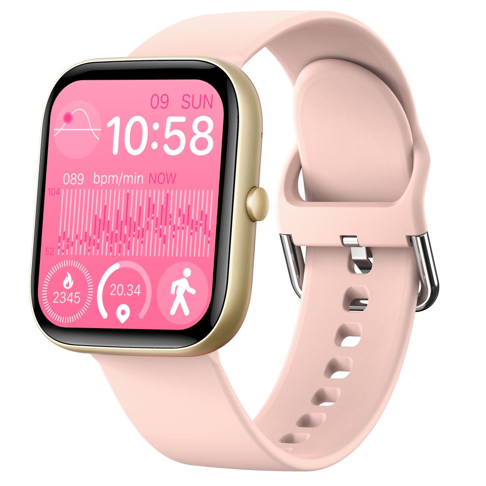 Montre connectée 1.91'' -  Rose gold