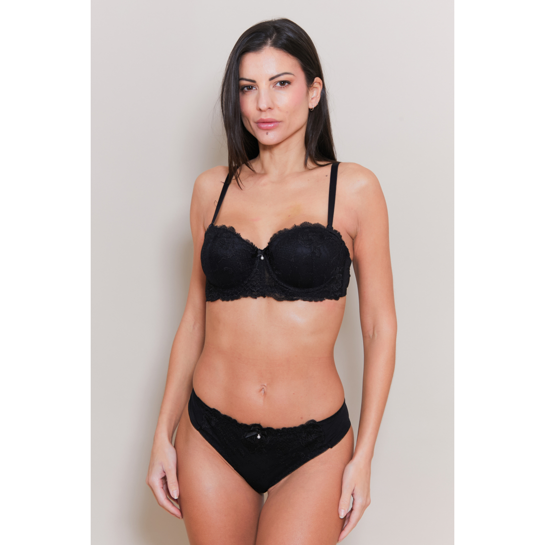 Soutien-gorge rembourré + Tanga 'Misa' pour Femmes - 2 Pièces