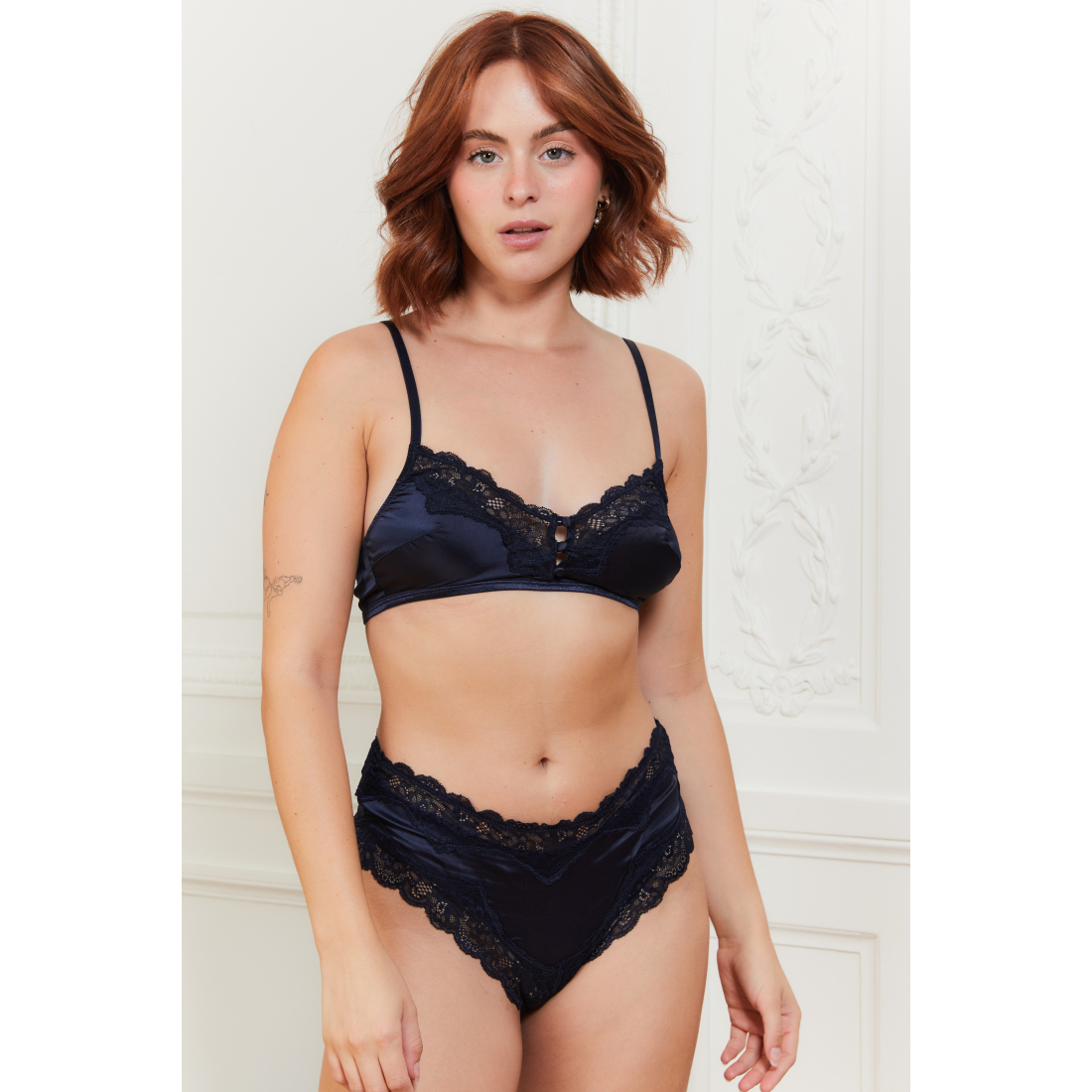 Soutien-gorge non rembourré+Sring 'Lou - Ensemble' pour Femmes