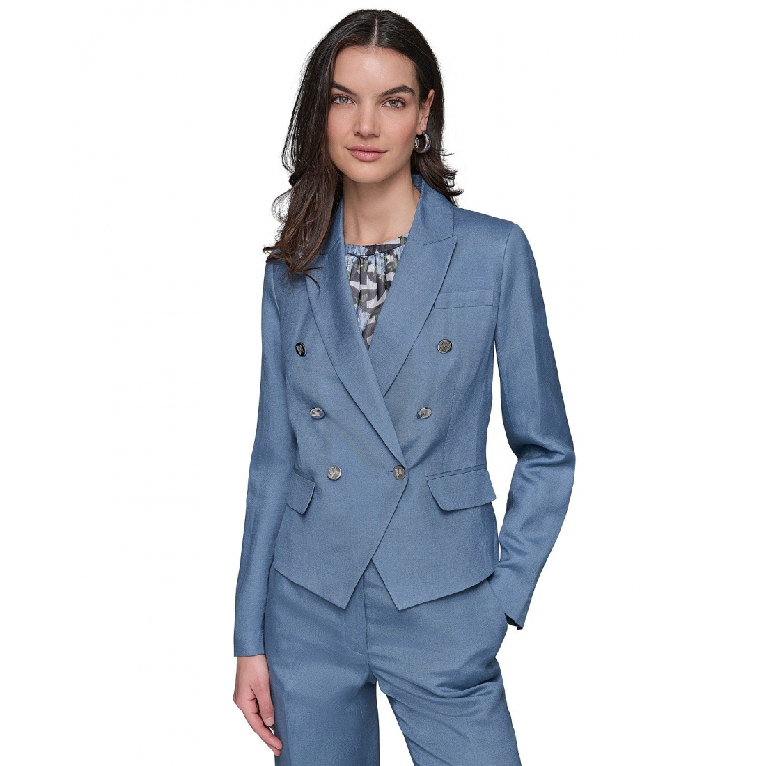 Veste 'Double-Breasted Peak-Lapel' pour Femmes