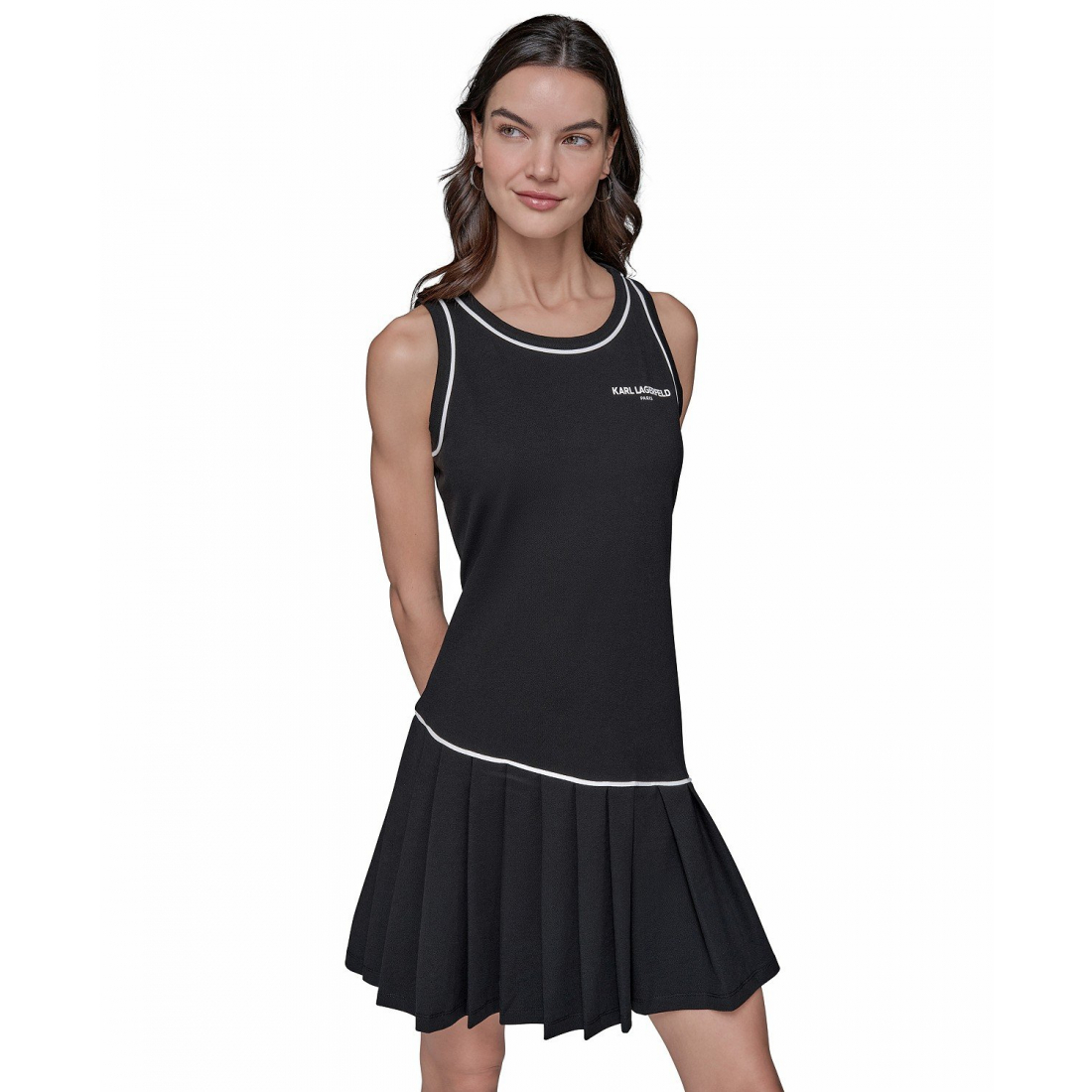 Robe mini 'Pleated' pour Femmes