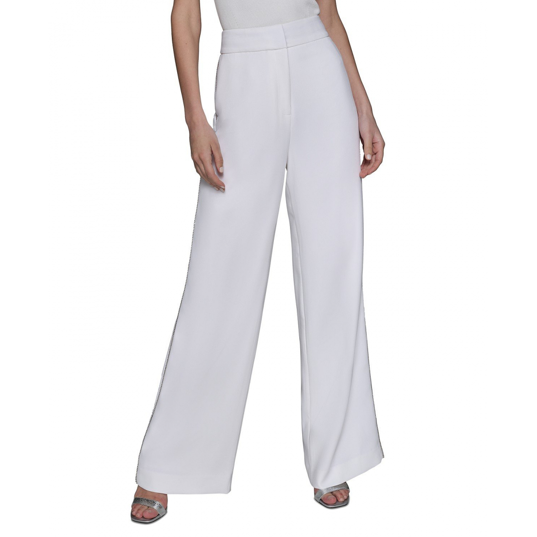 Pantalon 'Embellished-Side-Seam' pour Femmes