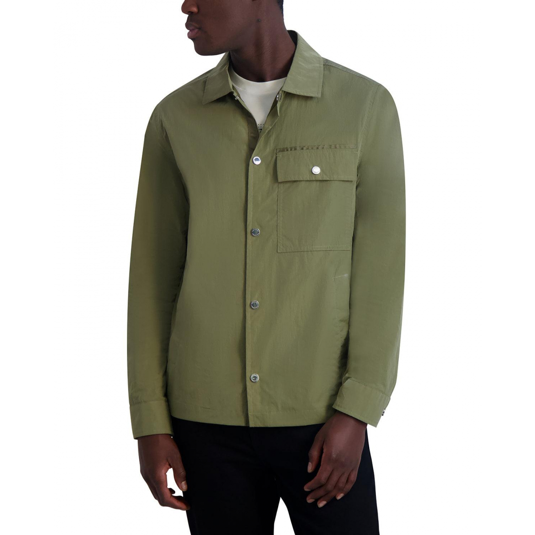 Veste 'Nylon Lightweight With Chest Pocket' pour Hommes