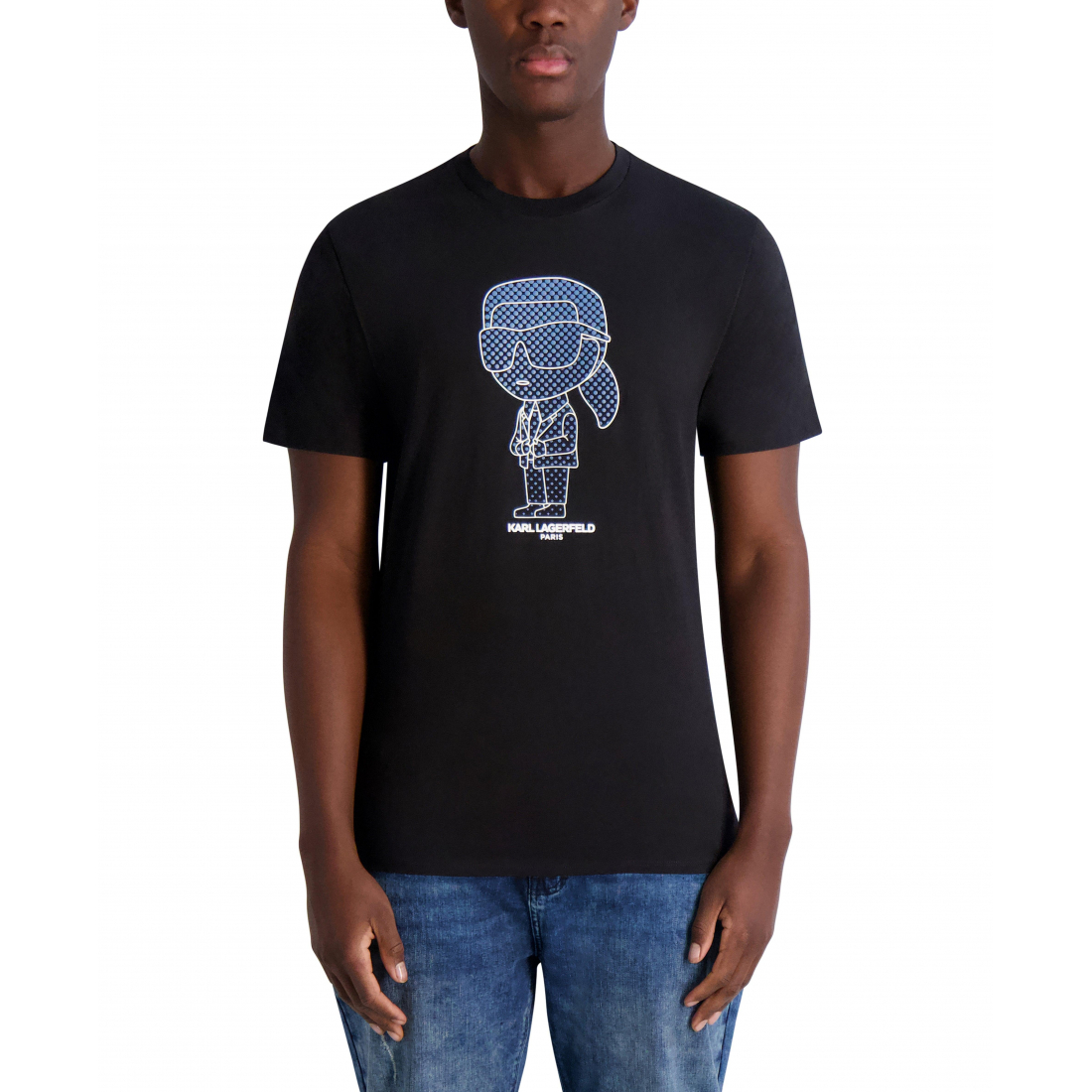 T-shirt 'Rubberized Karl Logo' pour Hommes