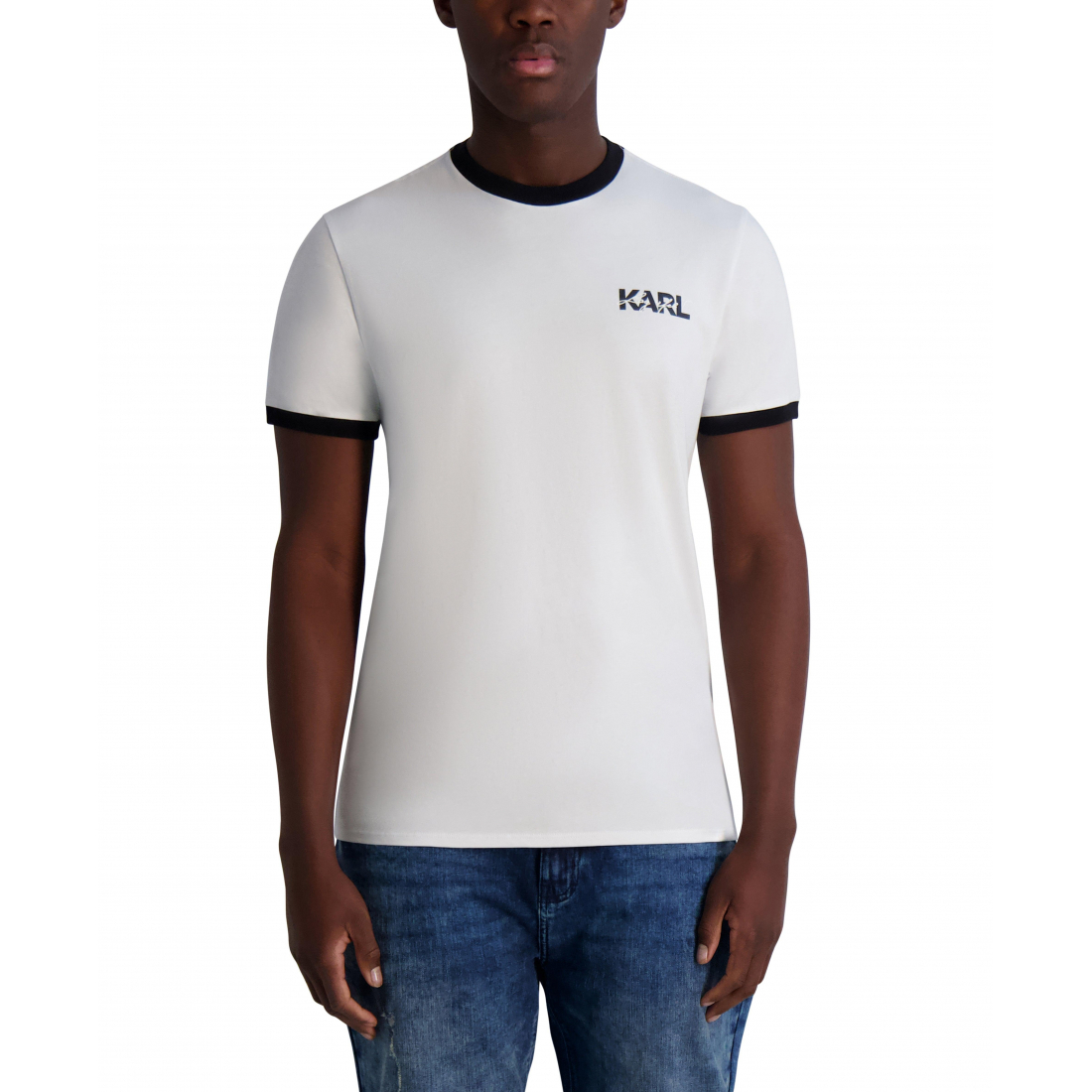 T-shirt 'Layered Effect Logo' pour Hommes