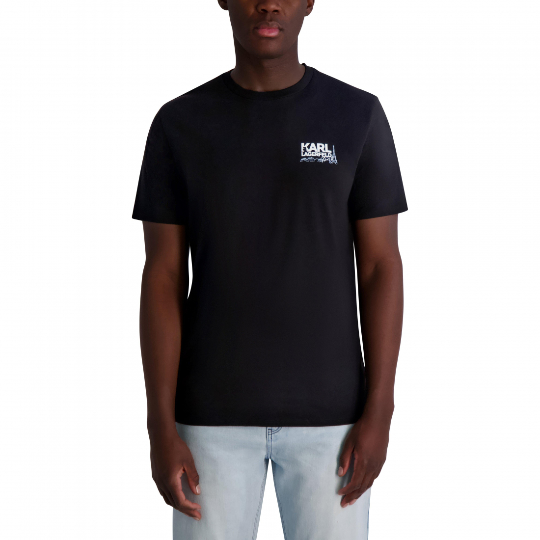 T-shirt 'Kl Logo With Eiffel Tower' pour Hommes