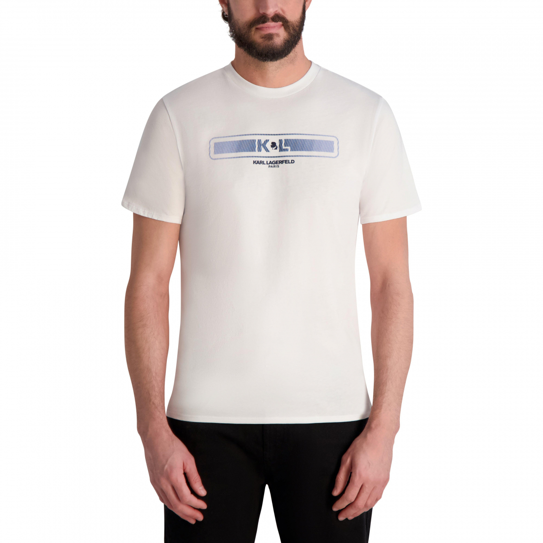 T-shirt 'Kl Chest Logo In Block Design' pour Hommes