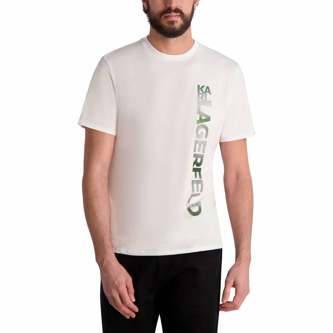 T-shirt 'Vertical Metallic Logo' pour Hommes