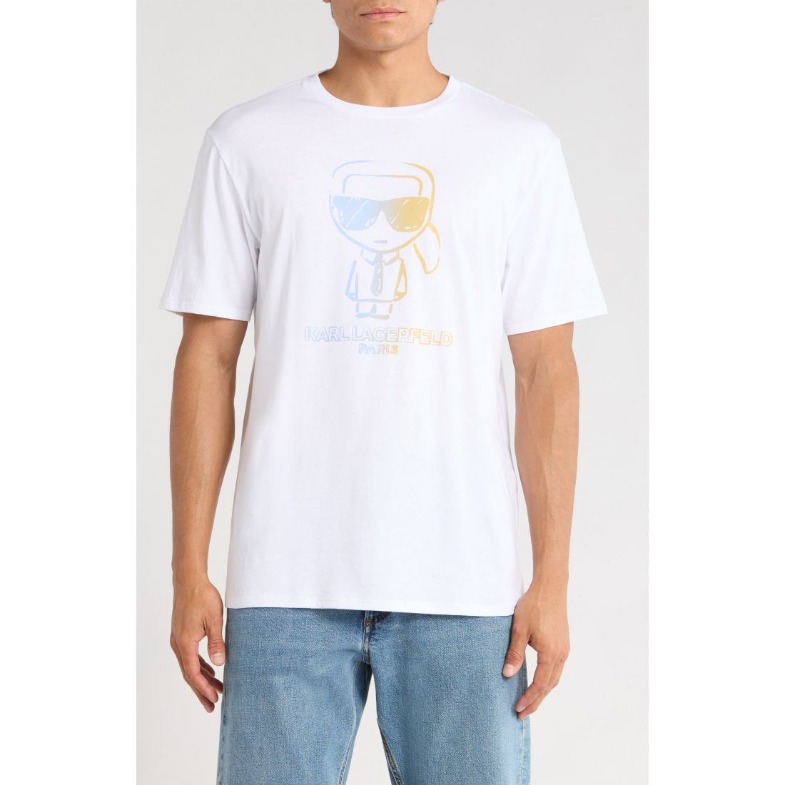 T-shirt 'Faded Karl Graphic' pour Hommes