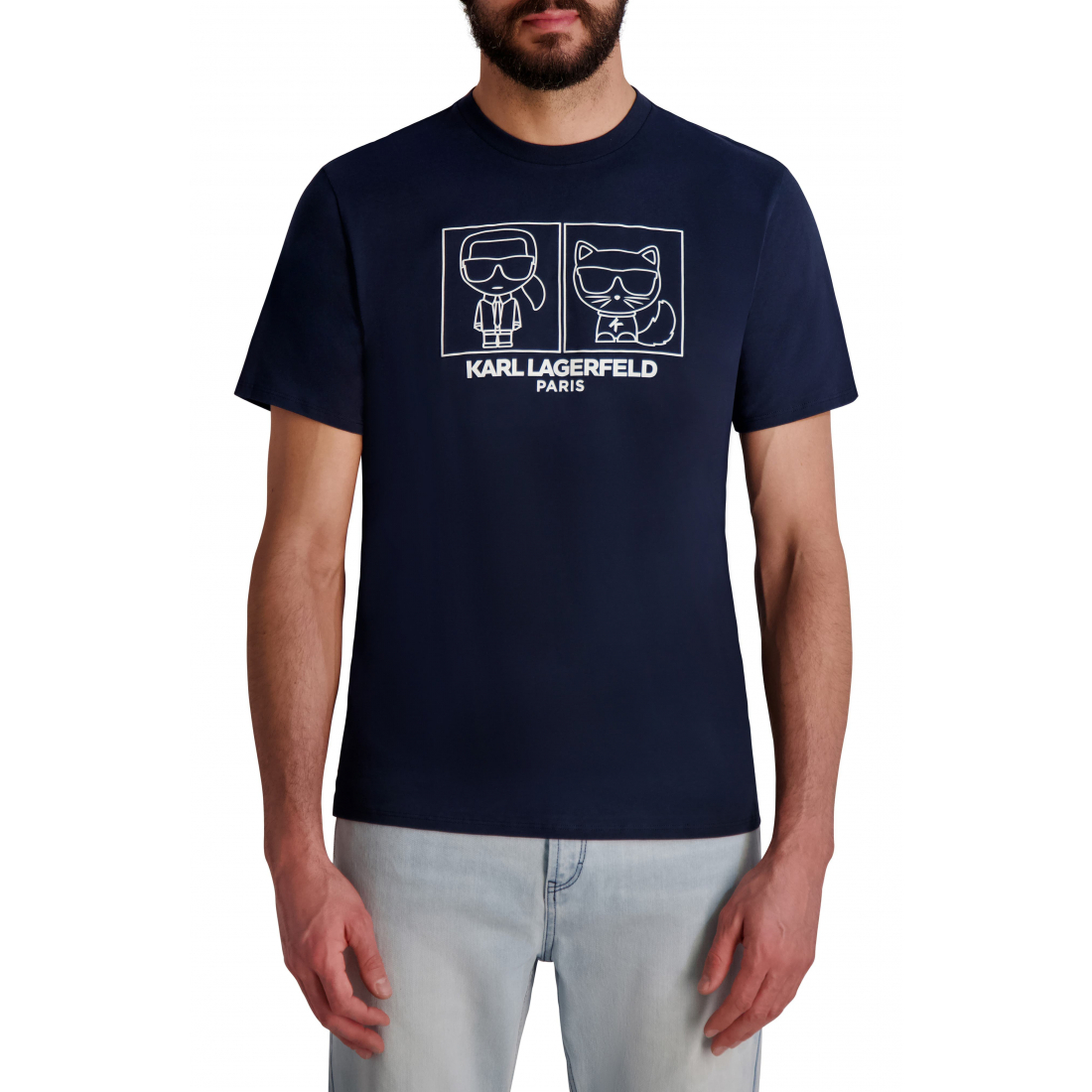 T-shirt 'Karl & Choupette Character Graphic' pour Hommes
