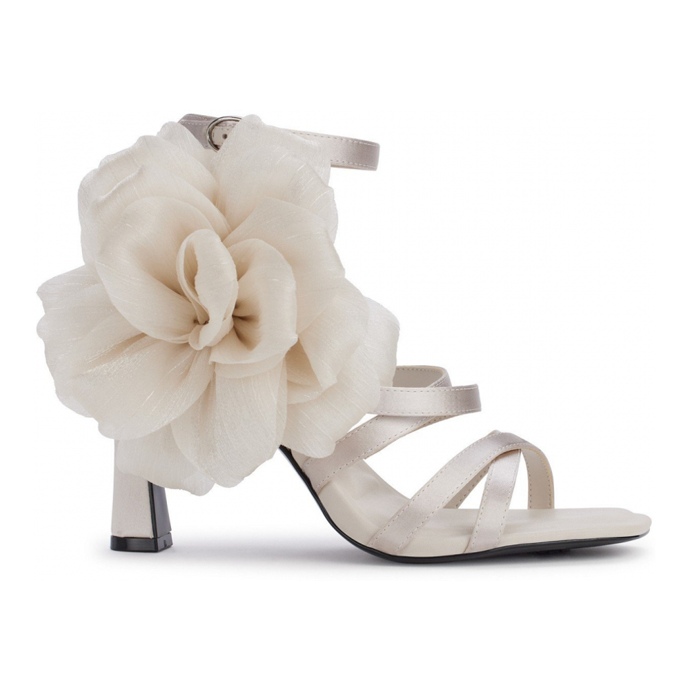 Women's 'Caela Flower Embellished Dress' High Heel Sandals