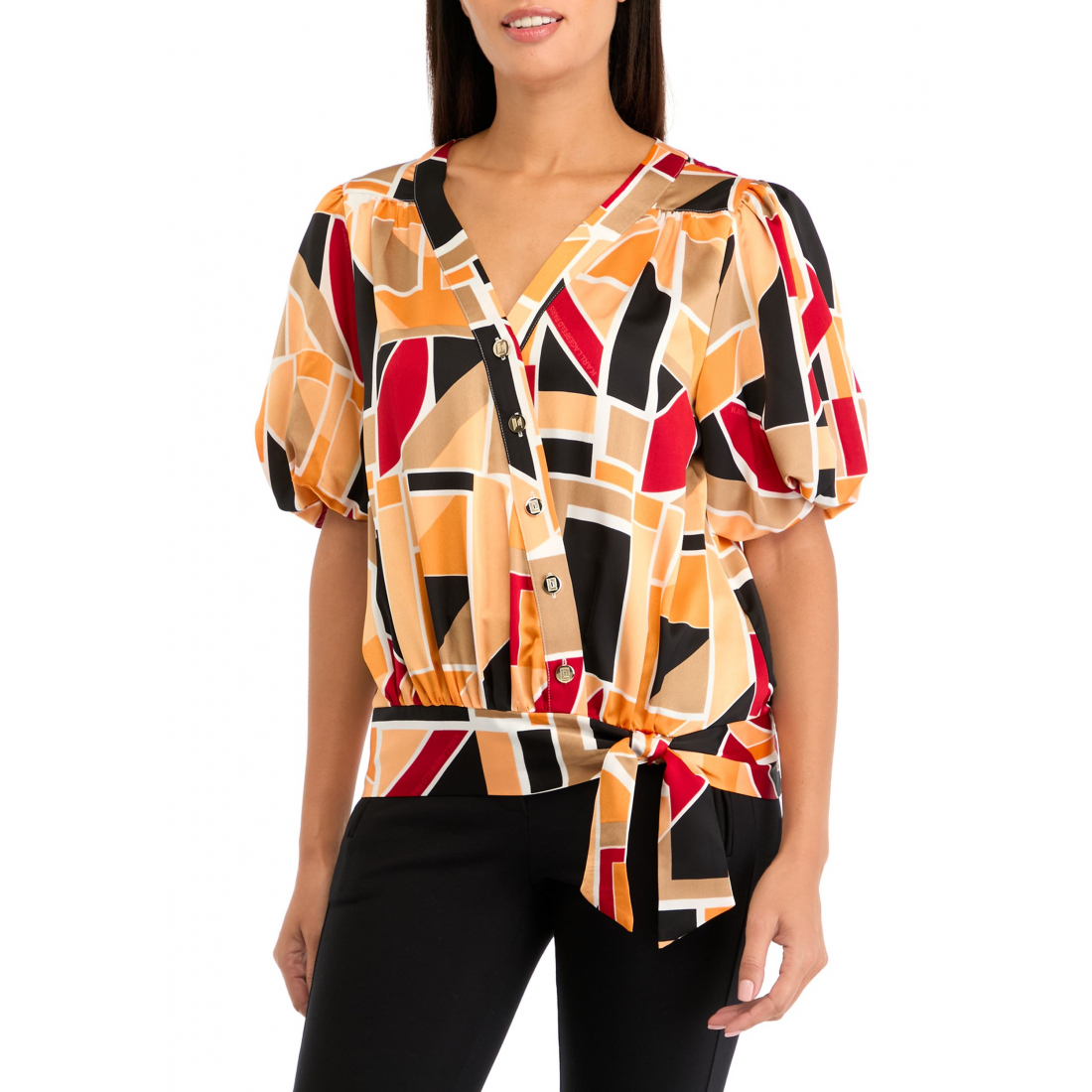 Blouse 'Printed Wrap' pour Femmes