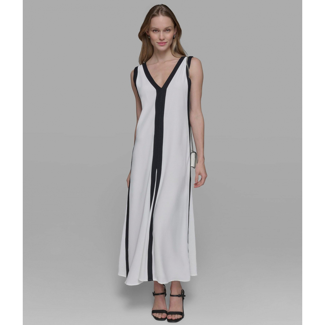 Robe maxi 'Contrast Trim' pour Femmes