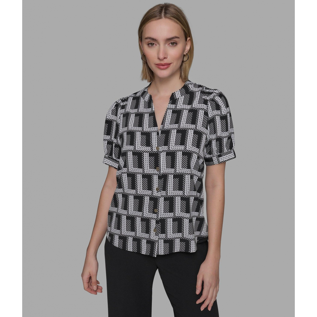 Chemise à manches courtes 'Double L Camp' pour Femmes