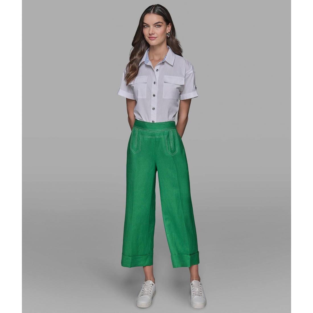 Pantalon 'Linen Blend' pour Femmes