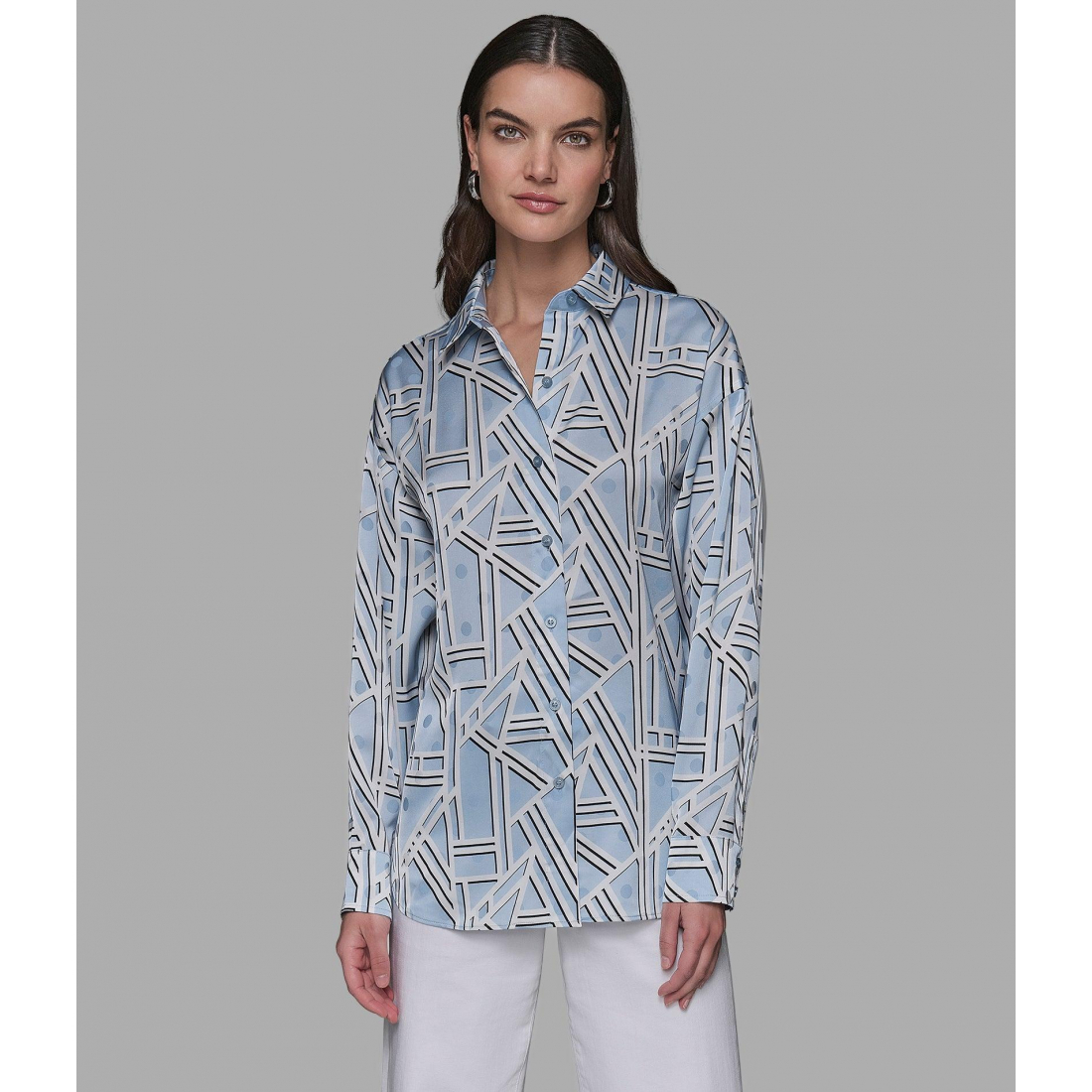 Blouse 'Kl Print Button Front' pour Femmes