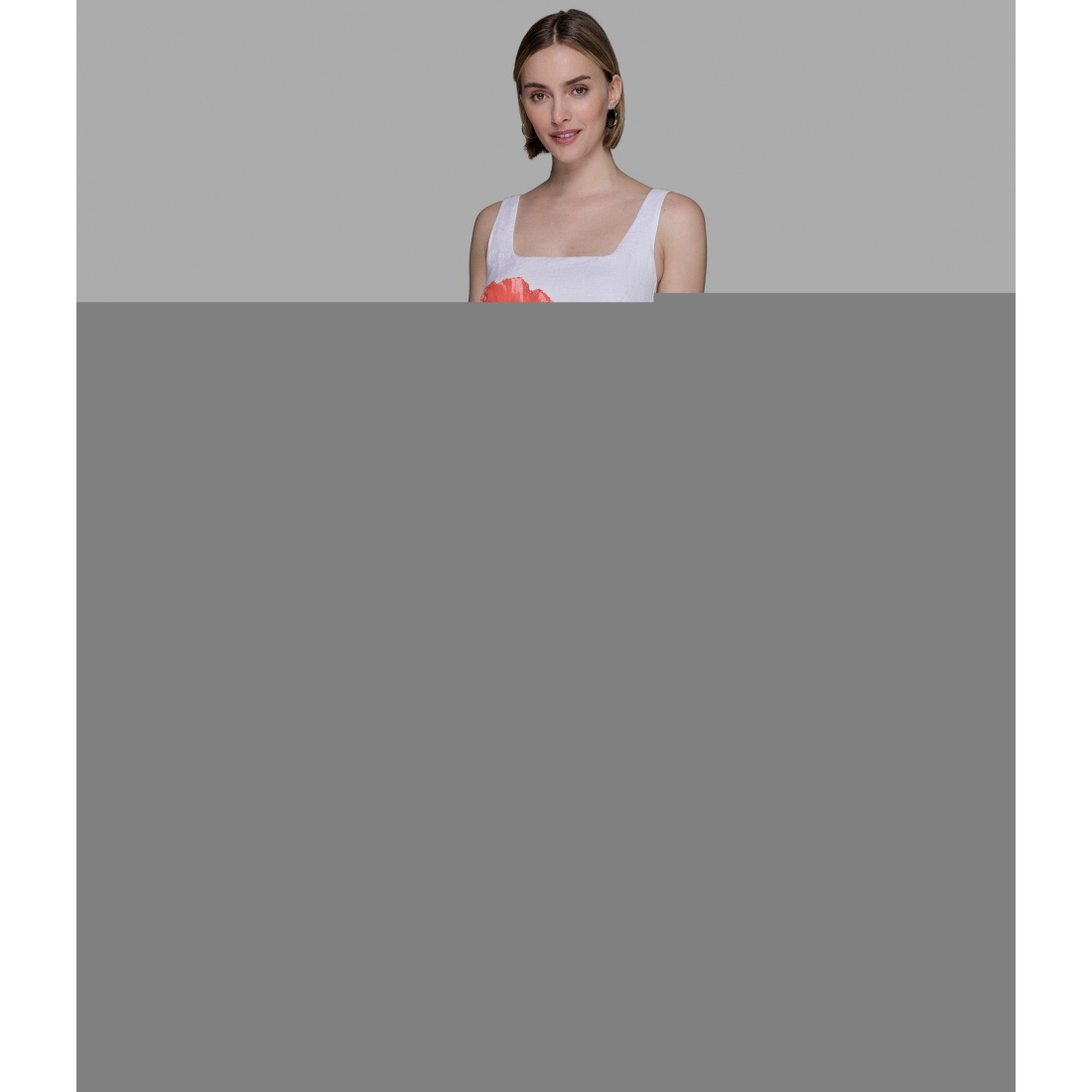 Robe Midi 'Sleeveless Printed' pour Femmes