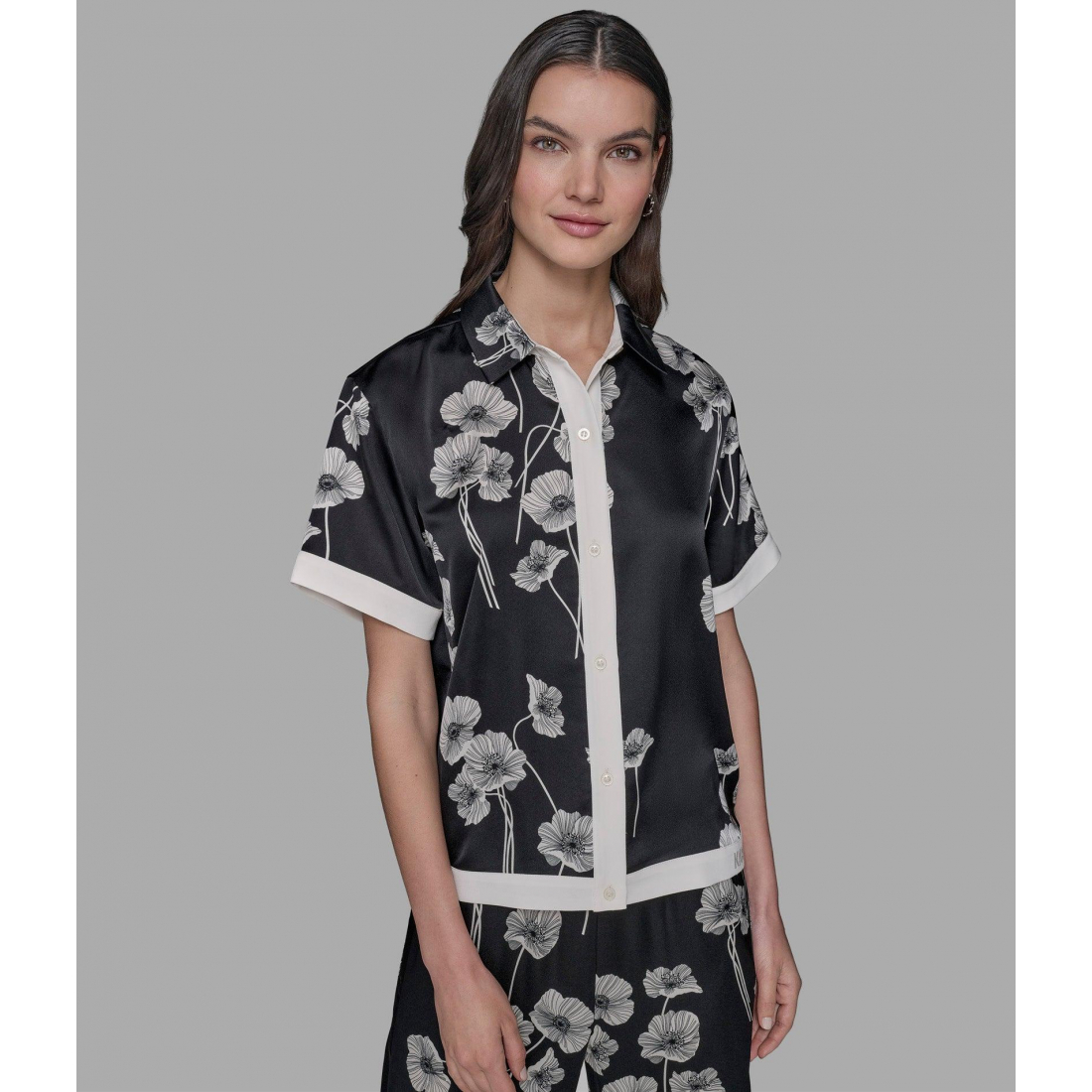 Chemise à manches courtes 'Silky Camp' pour Femmes