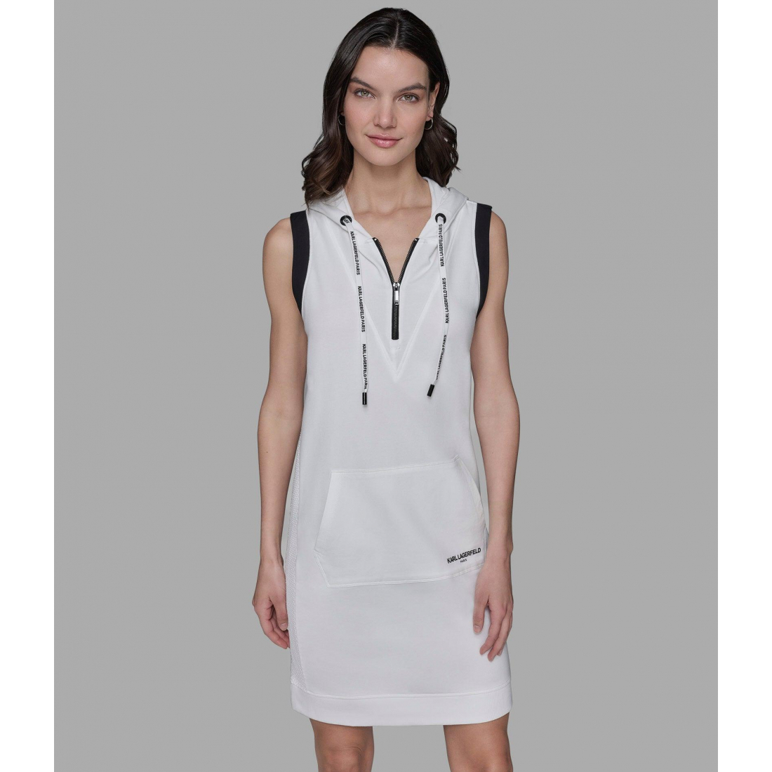 Robe à capuche 'Sleeveless Logo' pour Femmes