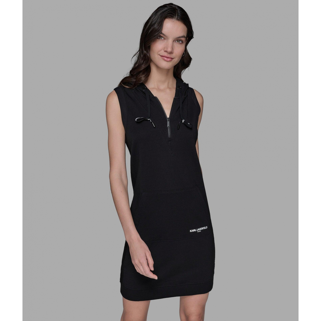 Robe à capuche 'Sleeveless Logo' pour Femmes