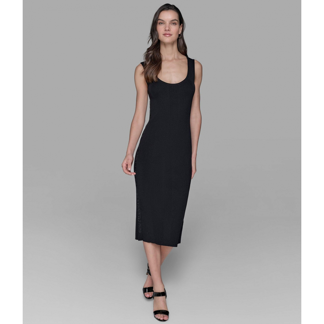 Women's 'Sleeveless Tonal Logo Midi' Sweater Dress
