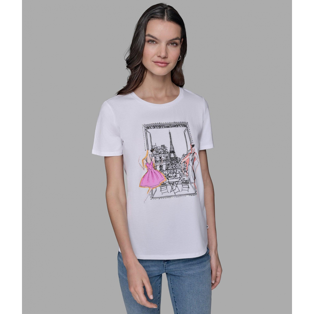 T-shirt 'Paris Scene' pour Femmes